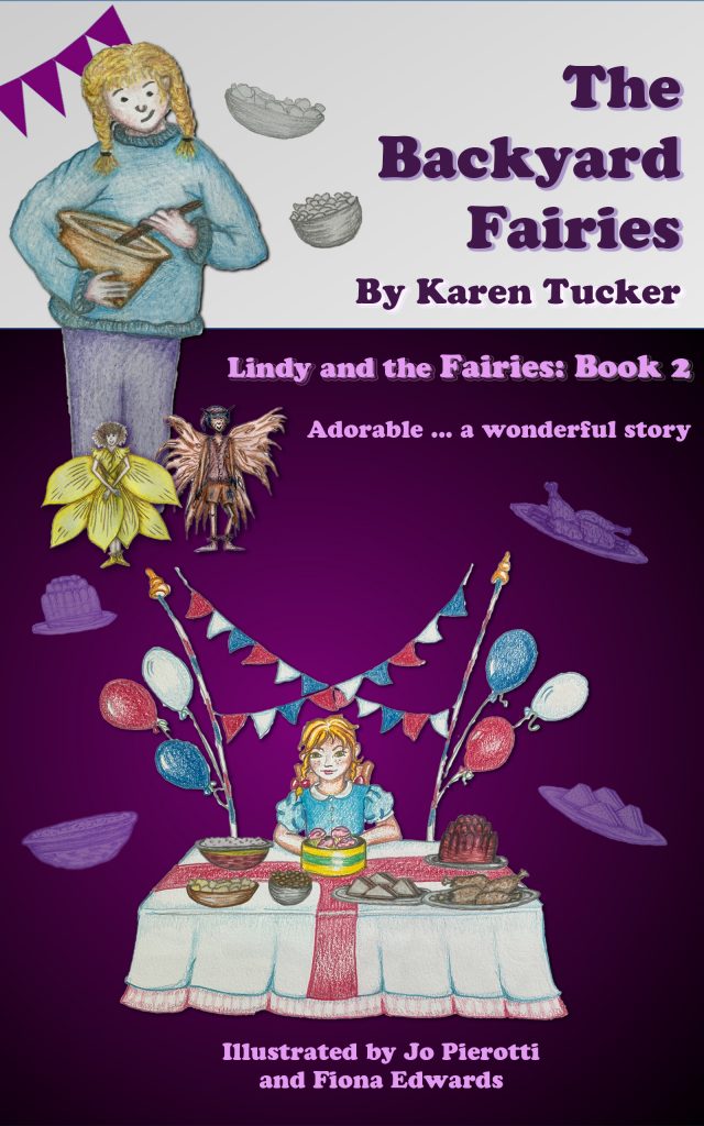 The Backyard Fairies cover - novel for children